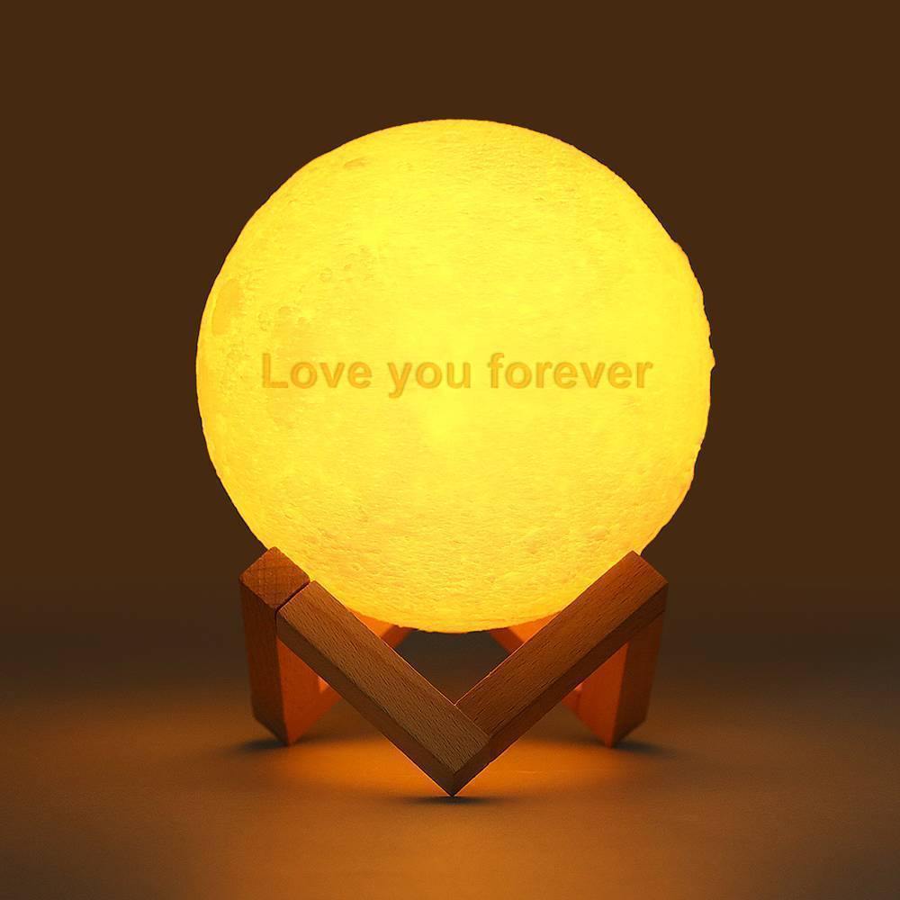 Remote Control Photo Moon Lamp Custom 3D Photo Light For Cute Pet