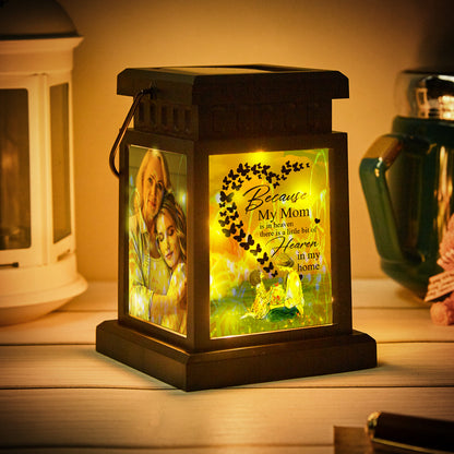 Personalized Photo Lantern Nightlight Lamp Solar Garden Light Anniversary Gifts for Couple
