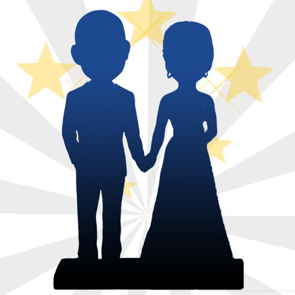 Fully Customizable Two person Custom Bobbleheads