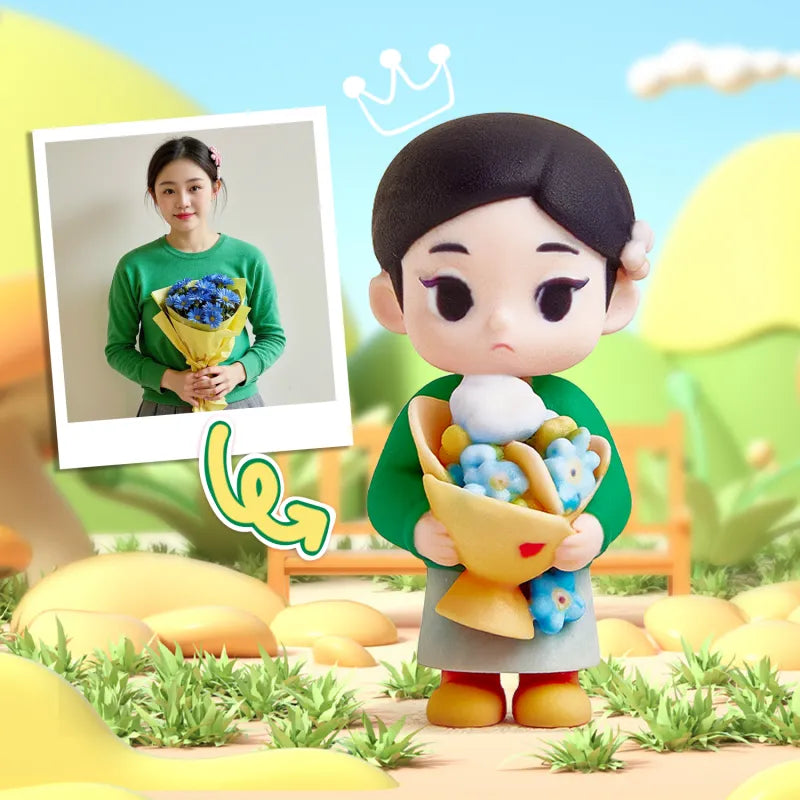 Custom One Person 3D Mini Figure From Your Photo Personalized Toy Figure Gifts For Kids