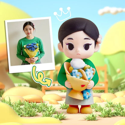 Custom One Person 3D Mini Figure From Your Photo Personalized Toy Figure Gifts For Kids