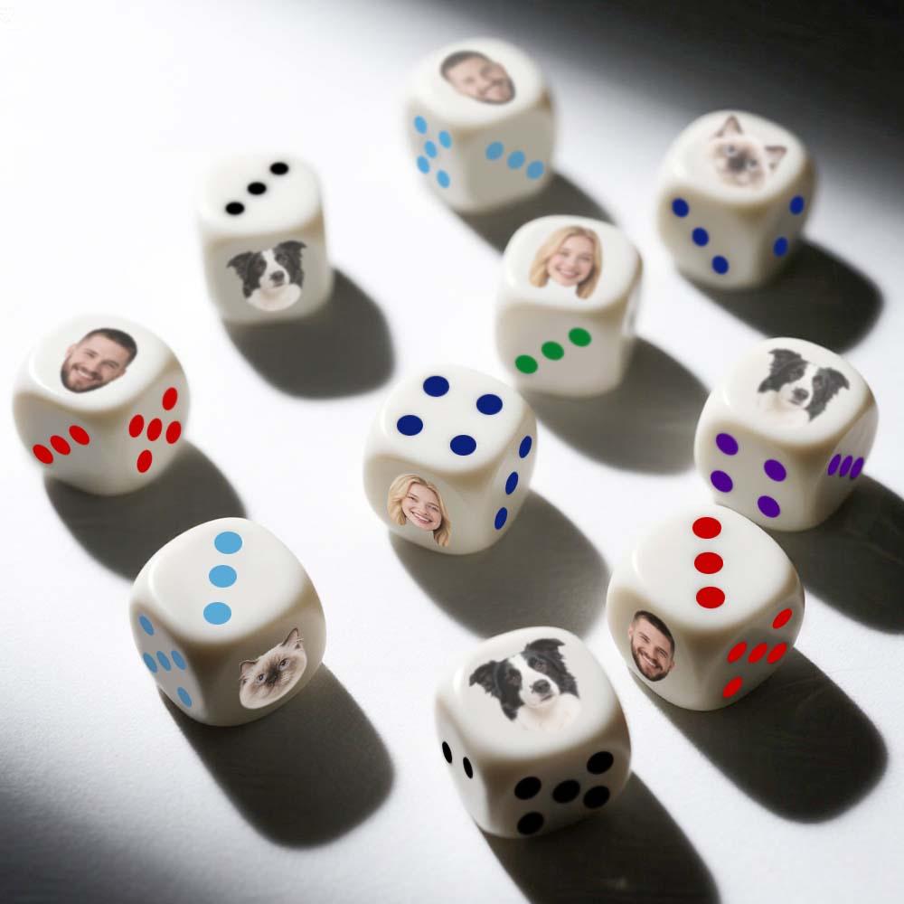 Custom Face Dice Birthday Gifts & Funny Party Game Gift For Party