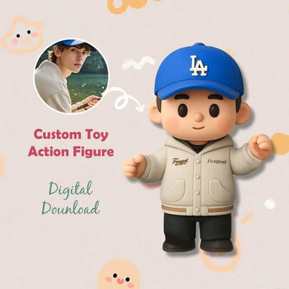 Custom One Person 3D Mini Figure From Your Photo Personalized Toy Figure Gifts For Kids