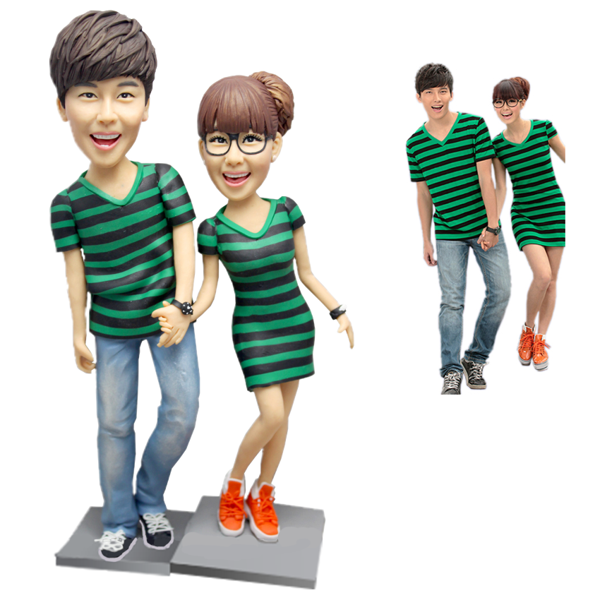 Fully Customizable Two person Custom Bobbleheads