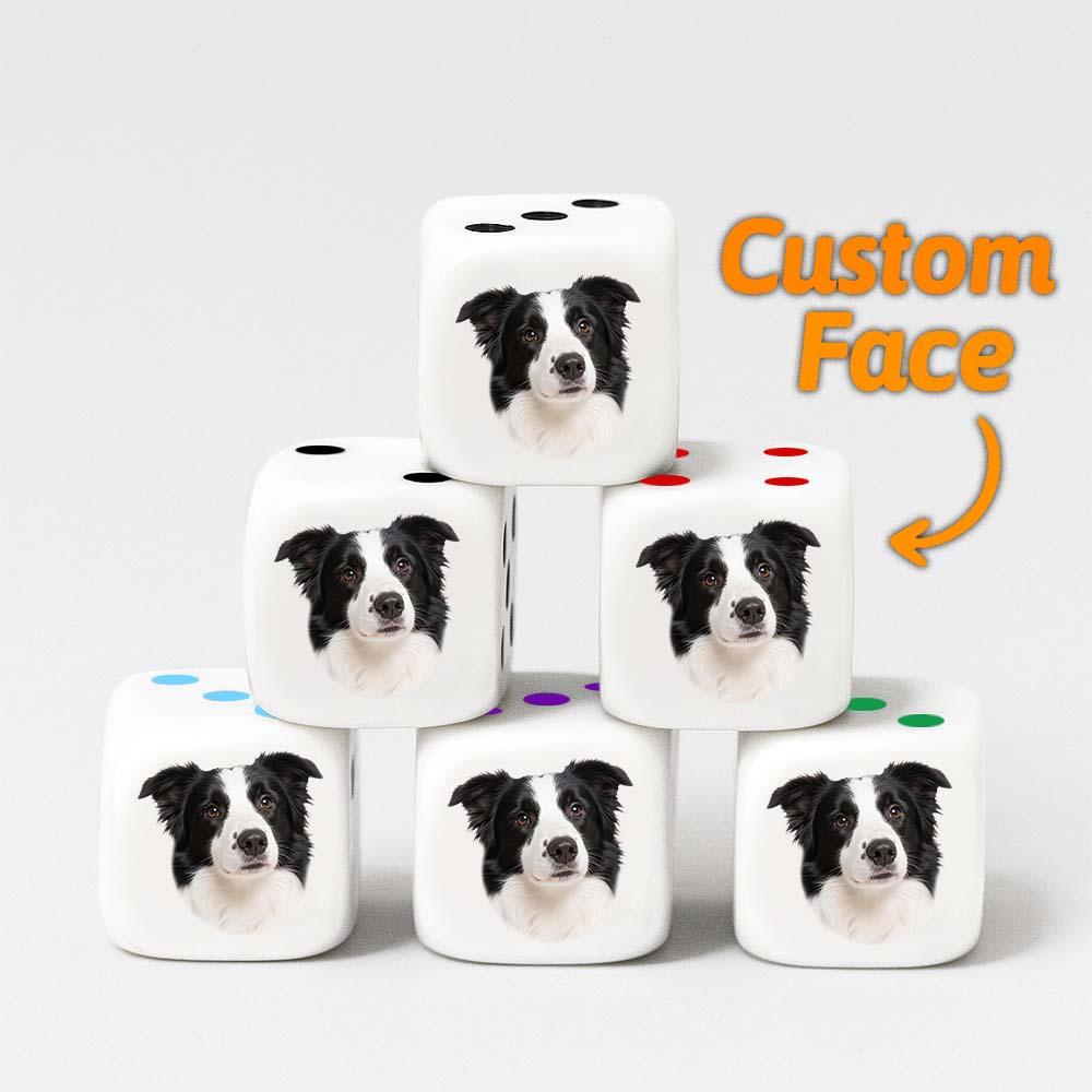 Custom Face Dice Birthday Gifts & Funny Party Game Gift For Party