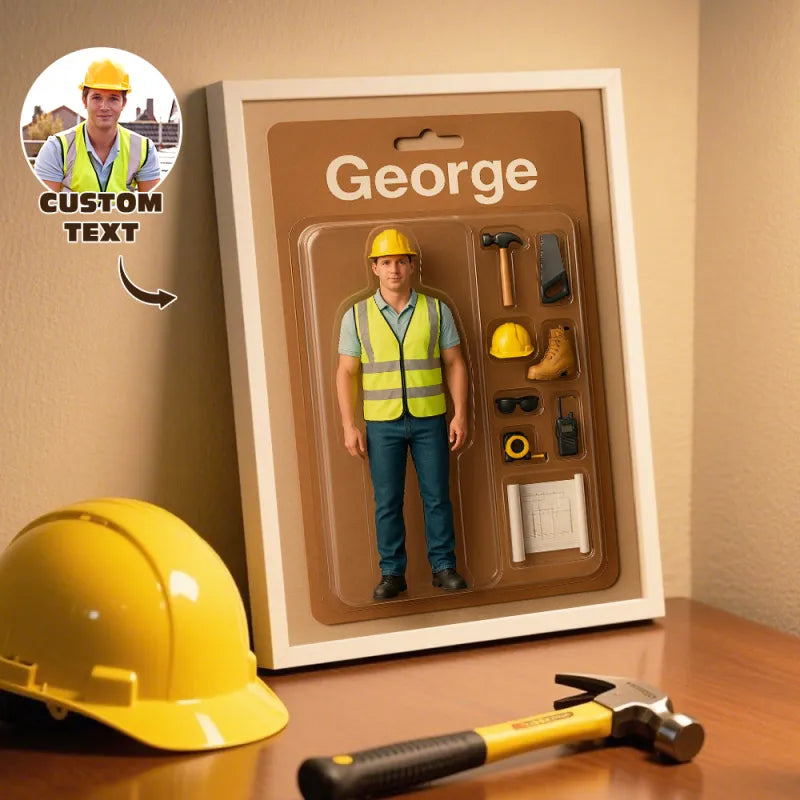 Personalized Full Body Figure Portraits Photo Frame Decorations Flat Printed Image in Reality