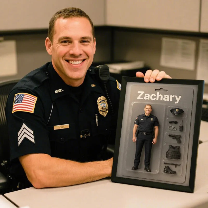 Personalized Full Body Figure Portraits Photo Frame Decorations Flat Printed Image in Reality