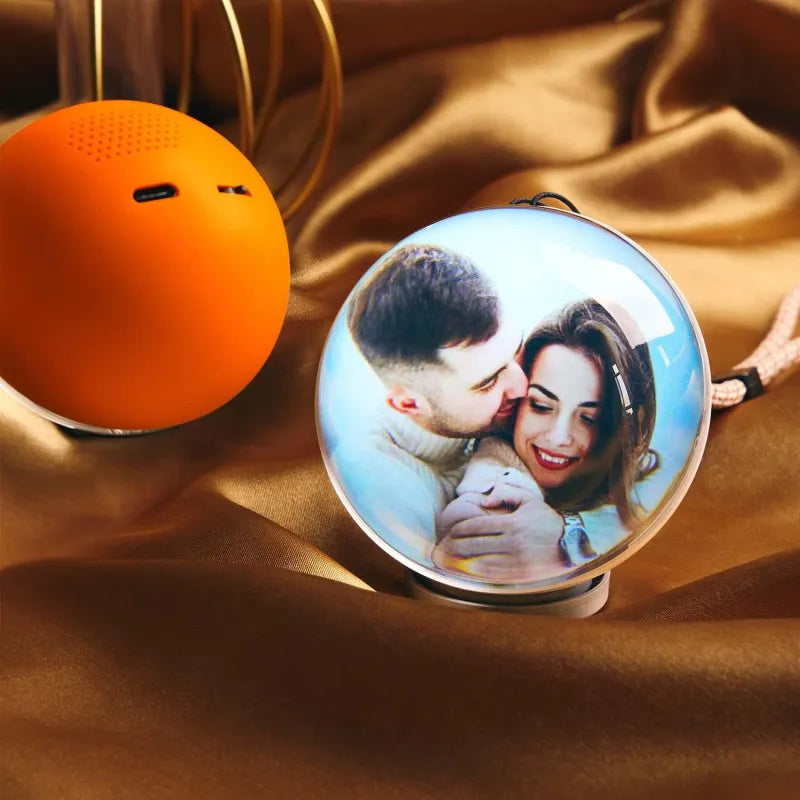 Glass Video Globe – Playable Video Gift Sphere Gift for Valentine’s Day or Christmas