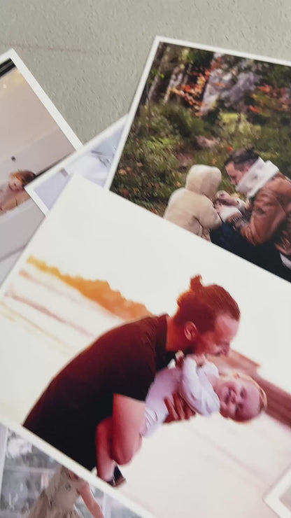 Custom Flipbook Frame with Light Hand Cranked Detachable Photos Animation Box, Auto 24-Frame Capture from Video – Unique Anniversary Gift