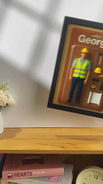 Personalized Full Body Figure Portraits Photo Frame Decorations Flat Printed Image in Reality
