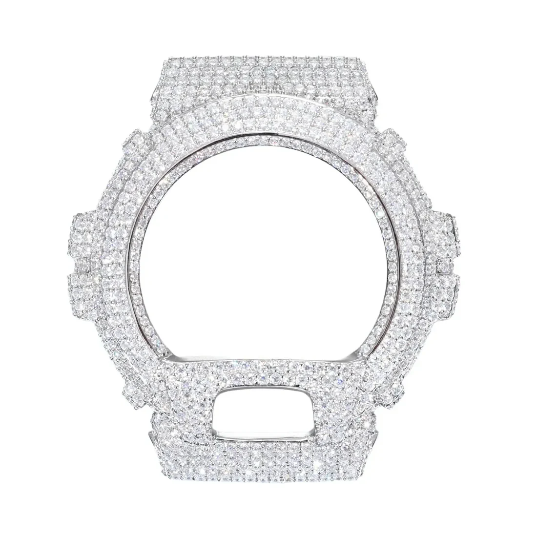 Iced Out Watch Bezel Case Compatible with DW6900 TQW0001